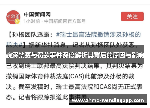 魏震禁赛与罚款事件深度解析其背后的原因与影响 魏震禁赛与罚款事件深度解析其背后的原因与影响